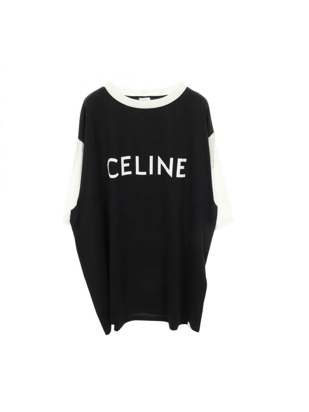 Celine Logo Print Metal Fringe Short #373699C52B